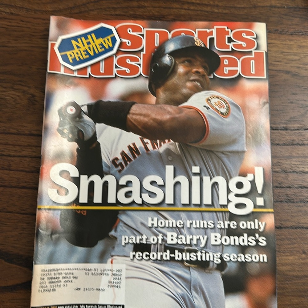 Sports Illustrated Magazine - October 2001